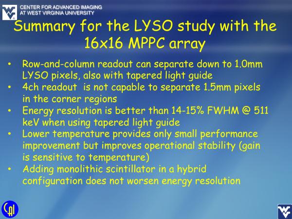 S12642X16 LYSO Studies Slide 17
