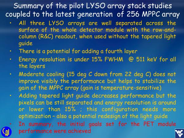 S12642X16 Stacked LYSO Studies Slide 20