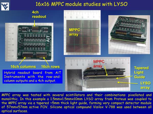 S12642X16 LYSO Studies Slide 1